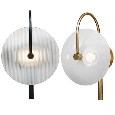 Elegant Illumination: Allied Aperture Sconce 3D model image 1 