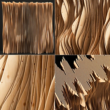 Parametric Plywood Panel Decor 3D model image 1 