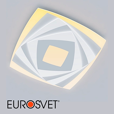 Eurosvet Mare LED Ceiling Light 3D model image 1 