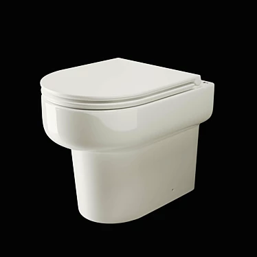 Title: Ceramica Nova Brick - CN314010 Corner Toilet 3D model image 1 