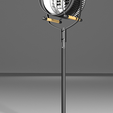 Elegant Saigata Floor Lamp 3D model image 1 