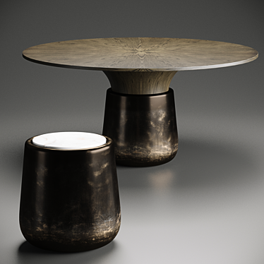 Modern Masai Table: Sleek Design, Versatile Function 3D model image 1 