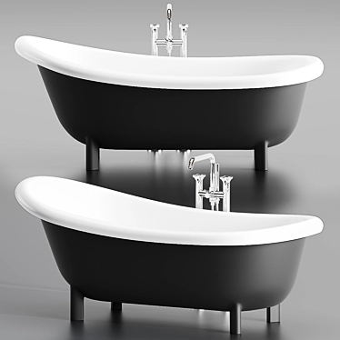 Antonio Lupi Suite: Elegantly Freestanding Bath & Shower Mixer 3D model image 1 