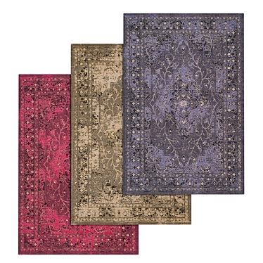 Versatile High-Quality Carpet Set 3D model image 1 