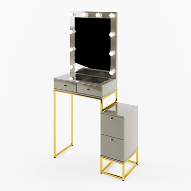 Elegant Dressing Table - Premium Design 3D model image 1 