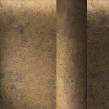 Elegant Plaster Wall Design 3D model image 1 