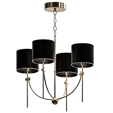 Achmore Chandelier: Timeless Elegance for Your Space 3D model image 1 