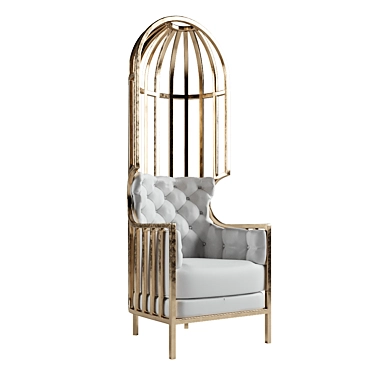 Elegant cage chair Eichholtz Bora Metropolis Porter