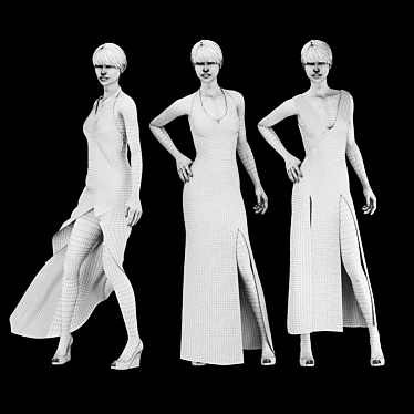 Optimized Clothing Set 3D model image 1 