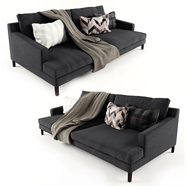 Modern Poliform Bellport Sofa 3D model image 1 