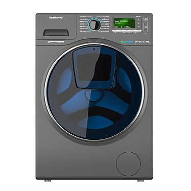 Samsung WW8500K Washing Machine: High-Performance Laundry Solution 3D model image 1 