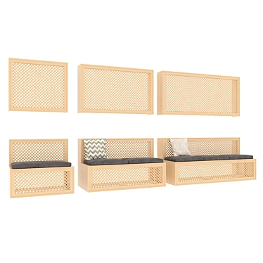 Radiant Radiator Panels - 3D Masking Set 3D model image 1 