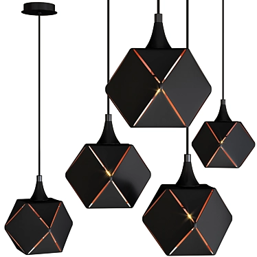 Modern Loft Welles Pendant 3D model image 1 