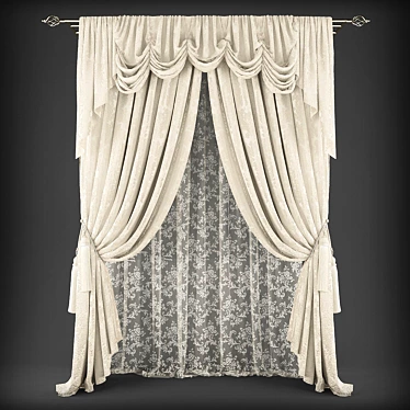 Elegance in Fabric: Polys - 184322 Verts - 186711 3D model image 1 