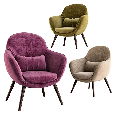 Modern Ergonomic Chair: Papadatos Margi 3D model image 1 