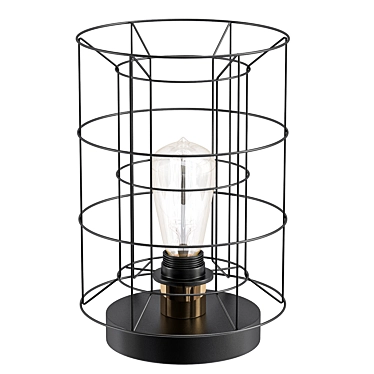 Sleek Modern Fed Table Lamp 3D model image 1 