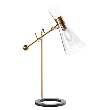 Elegant Villa Lumi Table Lamp 3D model image 1 