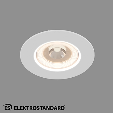 Elektrostandard 9914 LED 6W WH Recessed Ceiling Light 3D model image 1 