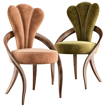 Modern and Luxurious Dining Set 3D model image 1 