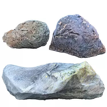 Beach Rocks Collection: Photorealistic 3D Models 3D model image 1 