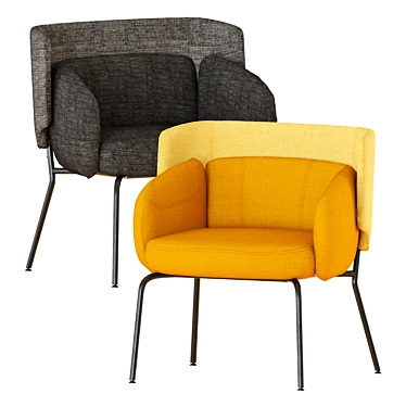 IKEA BINGSTA Armchair: Stylish Comfort for Your Home! 3D model image 1 
