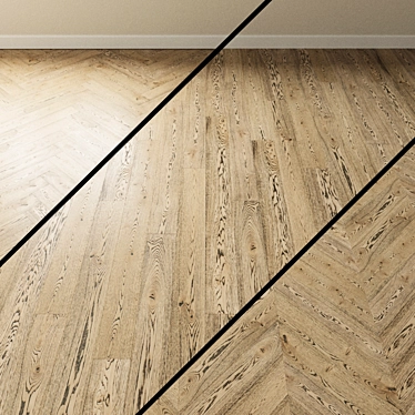 Antique Patina Oak Parquet: Inspire Your Space 3D model image 1 