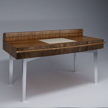 Corona Writing Desk: Elegant Design & Comfort 3D model image 1 