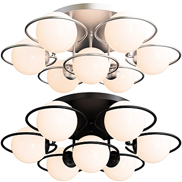 ST Luce Galio: Elegant Ceiling Chandelier 3D model image 1 