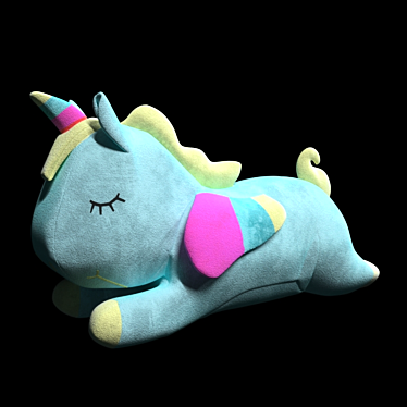35cm Soft Unicorn Toy 3D model image 1 