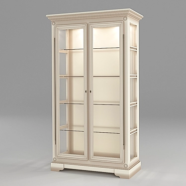 Elegant Showcase Cabinet Belfan MM-174-06 3D model image 1 