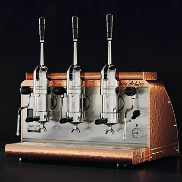 Vintage Italian Espresso Machine 3D model image 1 