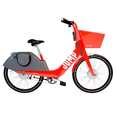 Uber's Electric Jump Bike: The Ultimate Ride! 3D model image 1 