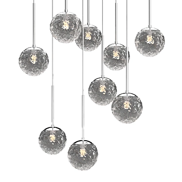 Elegant Sphere Pendant Lamp 3D model image 1 