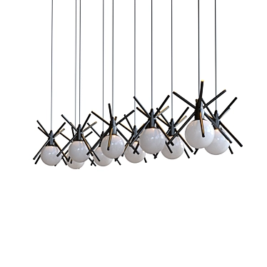 Elegant Beale Pendant Light 3D model image 1 