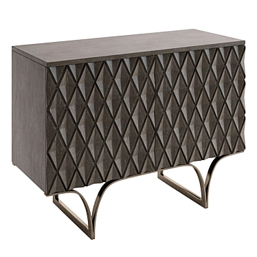 Strut Credenza: Timeless Elegance for Modern Spaces 3D model image 1 