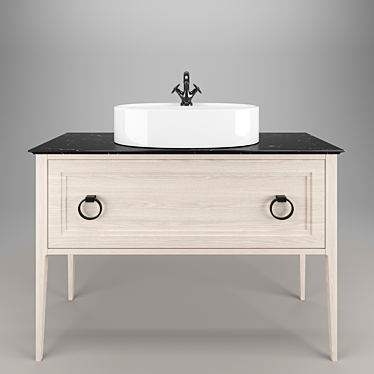 Classic Elegance: Plaza Bathroom Collection 3D model image 1 