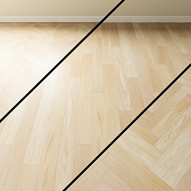 Coswick Oak Vanilla Parquet 3D model image 1 