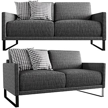 Rolf Benz Cara: Modern, Elegant Sofa 3D model image 1 