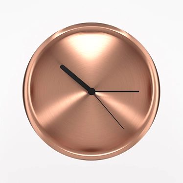 Elegant Turi Clock - Timepiece with Italian Style 3D model image 1 