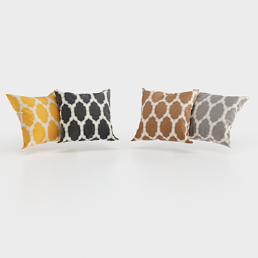 Patterned Cotton Pillows from H&M 3D model image 1 