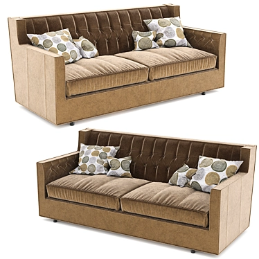 Modern Comfort: Candace Sofa 3D model image 1 