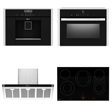 Neff Kitchen Appliance Bundle 3D model image 1 