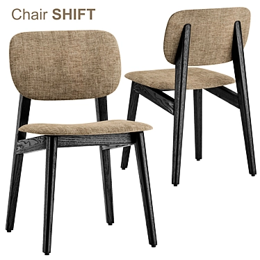 ErgoShift Chair: Adaptive Comfort 3D model image 1 