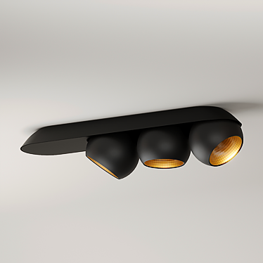 Sleek and Stylish Marbul Pendant 3D model image 1 