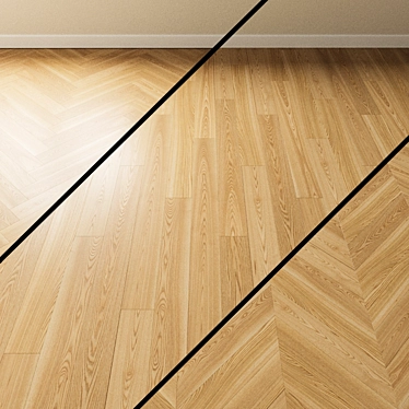 Caramel Ash Inspire: Parquet Perfection 3D model image 1 