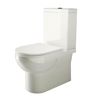 Cult_CN1201C Floor-Mounted Toilet 3D model image 1 