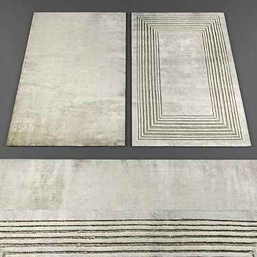 Versatile Rug Collection: A Mix of Timeless & Modern Styles 3D model image 1 