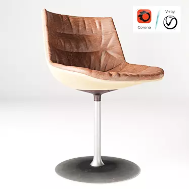 Sleek Modern Chair 3D model image 1 