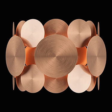 Elegant Brass Circo Lightstar Pendant 3D model image 1 