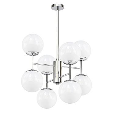 WUNDERLICHT 25310 Chandelier: Stylish and Elegant 3D model image 1 